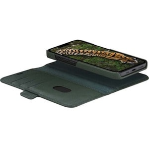 dbramante1928 ApS New York Carrying Case (Wallet) Apple iPhone 14 Smartphone - Evergreen - Impact Resistant, Shock Resista