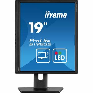 Moniteur LED iiyama ProLite B1980S-B1 19" Class SXGA - 5:4 - Noir mat - 48,3 cm (19") Viewable - Nématique Torsadé (TN) - 