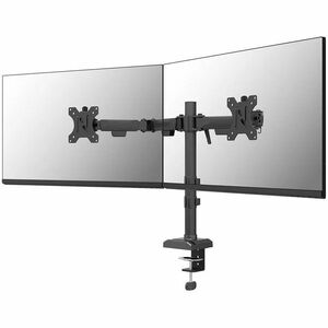 Neomounts NERO Mounting Arm for Monitor - Black - Height Adjustable - 2 Display(s) Supported - 25.4 cm to 81.3 cm (32") Sc