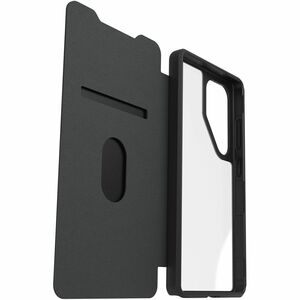 OtterBox React Carrying Case (Folio) Samsung Galaxy S25 Ultra Smartphone - Black Crystal (Clear/Black) - Drop Resistant, S