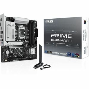 Carte mère de jeux de bureau Asus Prime PRIME B860M-A WIFI - Intel B860 Chipset - Socket LGA-1851 - Micro ATX - Core Ultra