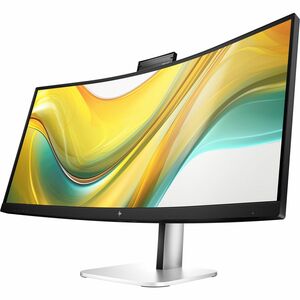 HP 534pm 34" Class Webcam UW-QHD Curved Screen LED Monitor - 21:9 - Jet Black - 86.4 cm (34") Viewable - Vertical Alignmen