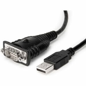 Rocstor USB to Serial Adapter - 3 ft Serial/USB Data Transfer Cable for Barcode Scanner, Scanner, Network Switch, Notebook