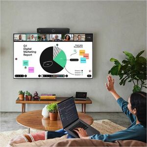 Webex Webex Room Bar Video Conference Equipment - Small Room Size Supported - Carbon Black - For Video Conferencing, Meeti
