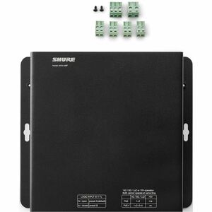 Shure PoE+ Powered Multichannel Amplifier - Microphone, Amplifier - Audio Line In - Network (RJ-45) - Rack Mount, Wall Mou