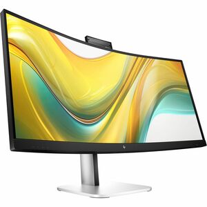 HP 534pm 34" Class WQHD Curved Screen LCD Monitor - 21:9 - Jet Black - 86.4 cm (34") Viewable - Vertical Alignment (VA) - 