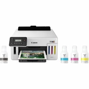 Canon GX5120 Wired/Wireless MegaTank Inkjet Printer - Color - 1200 x 600 dpi Print - Automatic Duplex Print - Ethernet - W