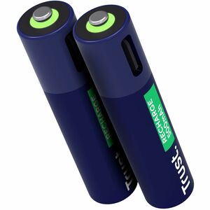 Trust Battery - 2Pack - Battery Rechargeable - AAA - 500 mAh Shelf Life