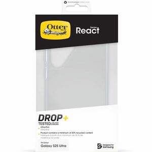 OtterBox React Estojo para Samsung Smartphone - Claro - Varejo - 1 - Resistente a quedas, Resistente a arranhões - Plástic