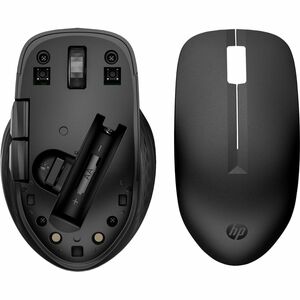 HP 435 Mouse - Bluetooth - USB Type A - Multi Surface - 5 Button(s) - 2 Programmable Button(s) - Wireless - 4000 dpi - Scr