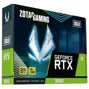 Zotac NVIDIA GeForce RTX 3050 Graphic Card - 6 GB GDDR6 - 7680 x 4320 - 1.47 GHz Boost Clock - 96 bit Bus Width - PCI Expr