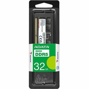Módulo RAM Adata AD5S560032G-S para Computador, Portátil - 32GB (1 x 32GB) - DDR5-5600/PC5-44800 DDR5 SDRAM - 5600MHz - CL