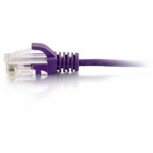 C2G 15ft (4.57m) Cat6 Snagless Unshielded (UTP) Slim Ethernet Network Patch Cable - Purple - C2G 15ft (4.57m) Cat6 Snagles