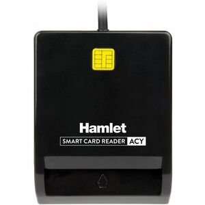 Hamlet Lettore Smart Card USB-C + USB-A compatibile con Camere di Commercio, Firma digitale, CNS, CRS, ATe e Tessera sanit