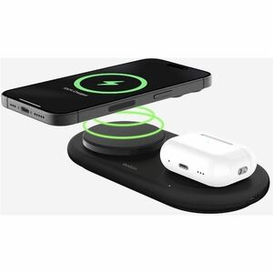Belkin BoostCharge Pro Induction Charger - For Qi2-enabled Device, iPhone - Input connectors: USB - Magnetic, Fast Chargin
