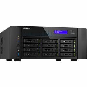 QNAP TS-H1277AFX-R7-32G 12 x Gesamtzahl Einschübe SAN/NAS-Speichersystem - 4 GB Größe Flash-Speicher - AMD Ryzen 7 Octa-Co