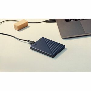 WD WDBCTC0040BBL-WEWM 4 TB Portable Hard Drive - External - Midnight Blue - MAC, Notebook Device Supported - USB 3.0 Type 