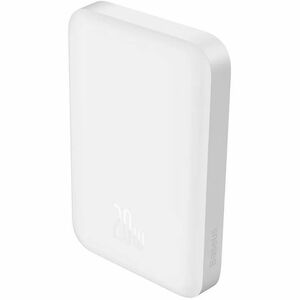Power Bank Baseus - Bianco - Per iPhone - 6000 mAh - 1 x USB - Bianco
