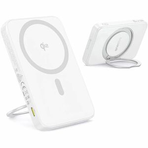 Power Bank Baseus PicoGo - Bianco - Per Smartphone, iPhone - 5000 mAh - 20 W - 2 x USB - Bianco