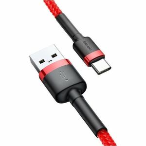 Cavo per trasferimento dati Baseus Cafule - 2 m USB/USB-C - Cable for Telefono, PC - Rosso