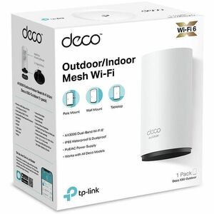 TP-Link Deco X50-Outdoor Wi-Fi 6 IEEE 802.11 a/b/g/n/ac/ax Ethernet Router inalámbrico - Banda dual - 2.40GHz Banda ISM - 