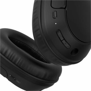 Belkin SoundForm Surround Wired/Wireless On-ear, Over-the-head, Over-the-ear Stereo Headset - Black - Binaural - Ear-cup -