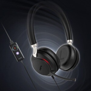 YEALINK UH38 DUAL TEAMS HEADSET USB WIRED & BLUETOOTH. USB-A LEATHER EAR CUSHIONS 360 DEG BUSYLIGHT BUILT-IN-BATTERY. 2 YE