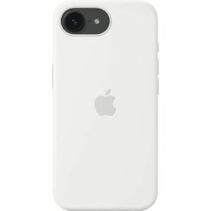 Apple Case for Apple iPhone 16e Smartphone - White - Silky, Soft-touch - Scratch Resistant, Drop Resistant - Silicone, Mic