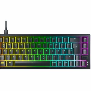 CHERRY XTRFY K5V2 Gaming Keyboard - Compact - Cable Connectivity - USB 3.0 Interface - RGB LED - French - AZERTY Layout - 