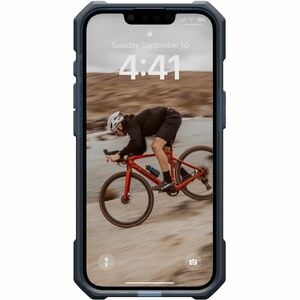 Urban Armor Gear Essential Armor Rugged Case for Apple iPhone 16e Smartphone - Hex Pattern - Cloud Blue - Drop Resistant, 