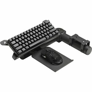 Next Level Racing Tastatur-/Mausfach - 152,4 mm Höhe x 327,7 mm Breite - Schwarz - Karbonstahl