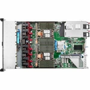 Servidor HPE ProLiant DL360 G10 Plus - 1 x Intel Xeon Silver 4310 2.10GHz - 64GB RAM - 4.80TB HDD - 24Gb/s SAS, NVMe Contr