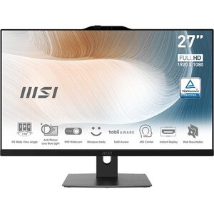 Modern AM272P 12M AIO Black - 27in Non-Touch - i5-1235U - 16GB RAM - 1TB SSD - WiFi6 - Webcam - Height Adjustable - Wired 