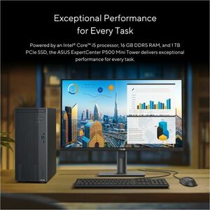 Asus ExpertCenter P500MVC-P51SR-CB Desktop Computer - Intel Core i5 13th Gen i5-13420H - 16 GB - 1 TB SSD - Mini-tower - G