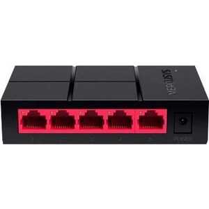 Switch Ethernet Mercusys MS105G 5 Porte - Gigabit Ethernet - 10/100/1000Base-T - 2 Layer supportato - Coppia incrociata - 