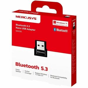 Adattatore Bluetooth Mercusys MA530 - Bluetooth 5.3 per Desktop Computer, Computer portatile - Modulo Plug-in - USB 2.0