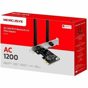 Adattatore combo Wi-Fi/Bluetooth Mercusys MA30E - IEEE 802.11 a/b/g/n/ac - Bluetooth 5.0 - Dual Band per Assemblea Front D