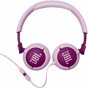 JBL Junior 320 Wired Over-the-head, On-ear Stereo Headset - Purple - Binaural - Supra-aural - 34 Ohm - 20 Hz to 20 kHz - M