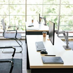 Ergotron Mounting Arm for Monitor, Display, LCD Display - Dark Grey - Height Adjustable - 1 Display(s) Supported - 86.4 cm