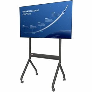 Peerless-AV® Paramount™ Motorized Height Adjustable Cart for 50" to 95" Interactive Displays - 200 lb Load Capacity - 4 Ca