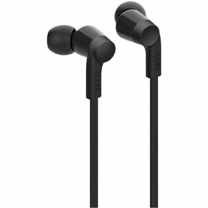 Belkin SOUNDFORM Wired Earbud Stereo Earset - Black - Binaural - In-ear - USB Type C