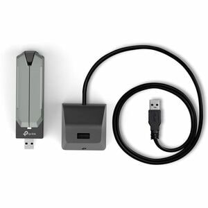 TP-Link Archer TBE400UH Triband Wi-Fi Adapter für Desktop Computer, Router - USB 3.0 - 6,30 Gbit/s - 2,40 GHz ISM - 6 GHz 