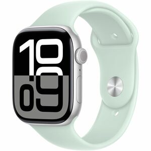 Apple Einstellbar Smartwatch-Band - 1 - Medium (M)/Large (L) - Pin & Tuck Aufsatz - Aquamarin - Fluorelastomer