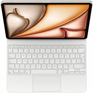 Apple Magic Keyboard/Cover Case for 33 cm (13") Apple iPad Air 13 (2024), iPad Air 13 (2025) Tablet - White - Cantilever