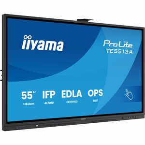 iiyama ProLite TE5513A-B1AG 4K UHD LCD Collaboration Display - Cortex A73 1,40 GHz - 8 GB - Touchscreen - 16:9 Seitenverhä