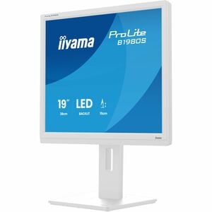 iiyama ProLite B1980S-W1 19 Zoll Class SXGA LED-Monitor - 5:4 Format - Matt-weiß - 48,3 cm (19 Zoll) Viewable - Twisted Ne