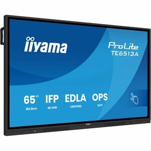 iiyama ProLite TE6513A-B1AG 4K UHD LCD Collaboration Display - Cortex A73 1,40 GHz - 8 GB - Touchscreen - 16:9 Seitenverhä