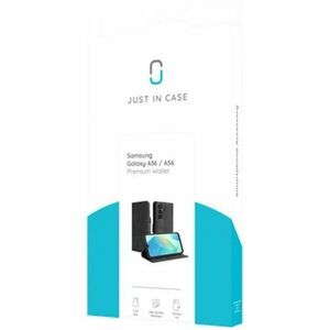 Just in Case Carrying Case (Wallet) Samsung Galaxy A36, Galaxy A56 Smartphone - Black - Scratch Resistant, Bump Resistant,