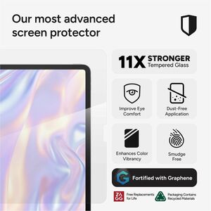 ZAGG Glass XTR4 Tempered Glass, Graphene Screen Protector for Apple iPad (10th Generation) - For 27.9 cm (11"), 27.7 cm (1
