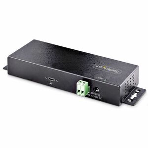 StarTech.com 7-Port Industrial USB 10Gbps Hub with Power Adapter, Mountable, 5x USB-A and 2x USB-C Downstream Ports, ESD P